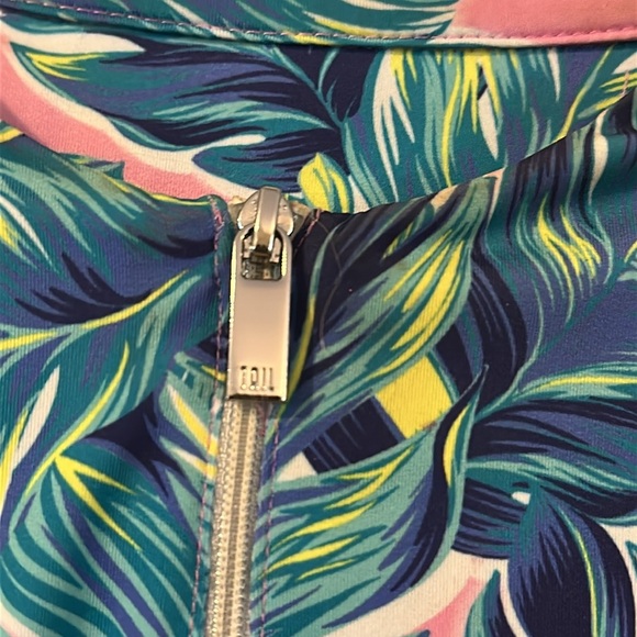 NWOT Women’s Tail Pink & Green UPF 50 Long Sleeve Mock Neck Athletic Tennis Top - Picture 5 of 9